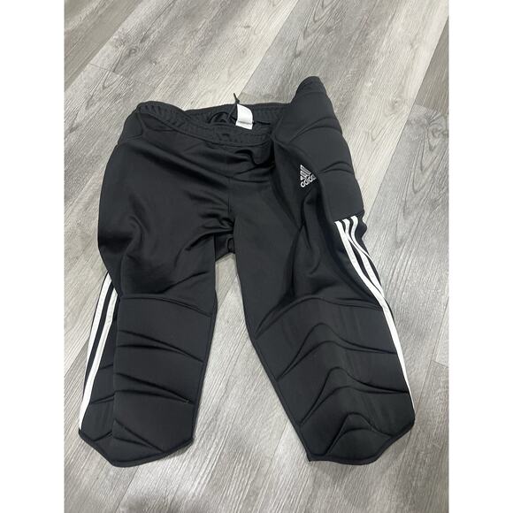 Nike Men’s Padded Soccer Training Pants XL Black Goalkeeper 3/4 Crop - Picture 5 of 5